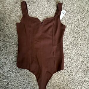 Abercrombie & Fitch Chocolate Brown Bodysuit